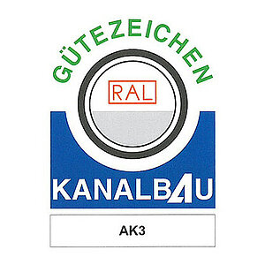 RAL quality mark for sewer construction